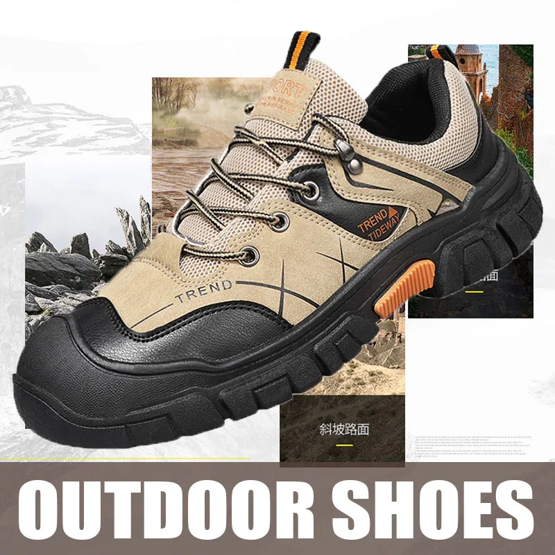 

Outdoor large size men's shoes quality sports shoes autumn and winter new mountaineering shoes wear-resistant river shoes