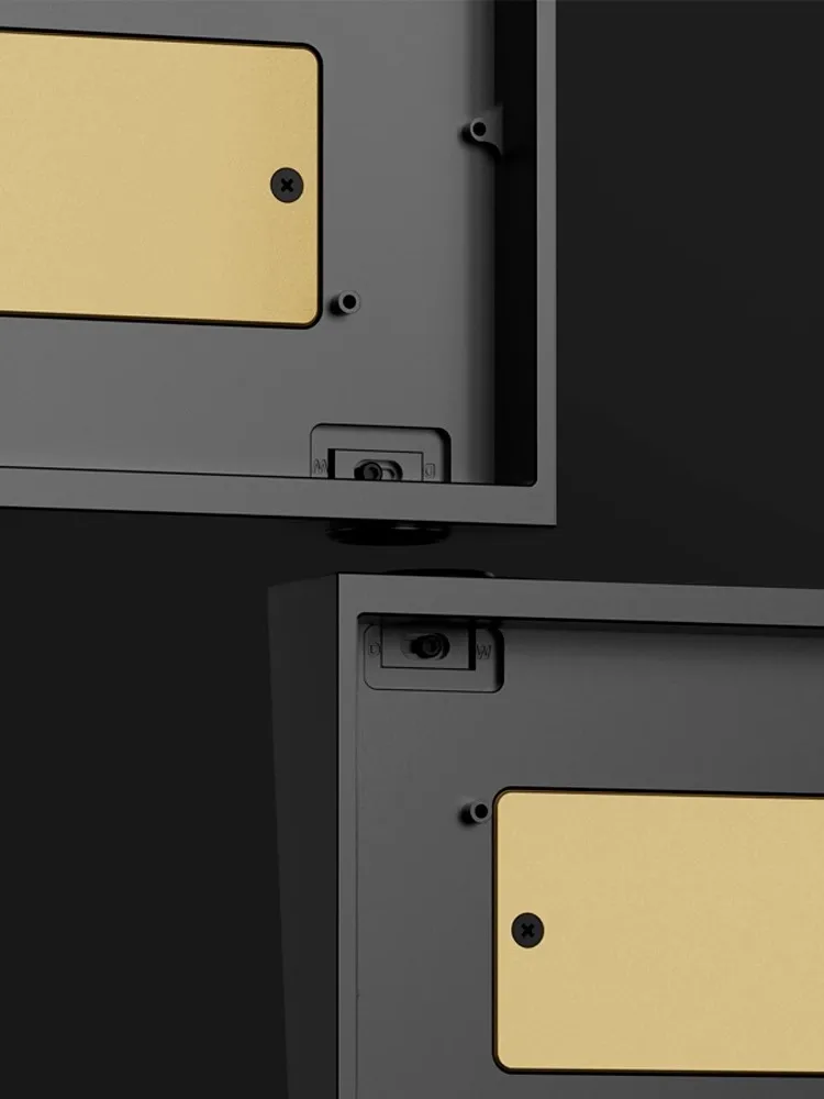 Tofu60 Redux حافظة لوحة المفاتيح غلاف من الألومنيوم Gh60 محور مغناطيسي Wooting60he Rakka Shell تخصيص حافظة لوحة المفاتيح ملحقات ألعاب الكمبيوتر #6