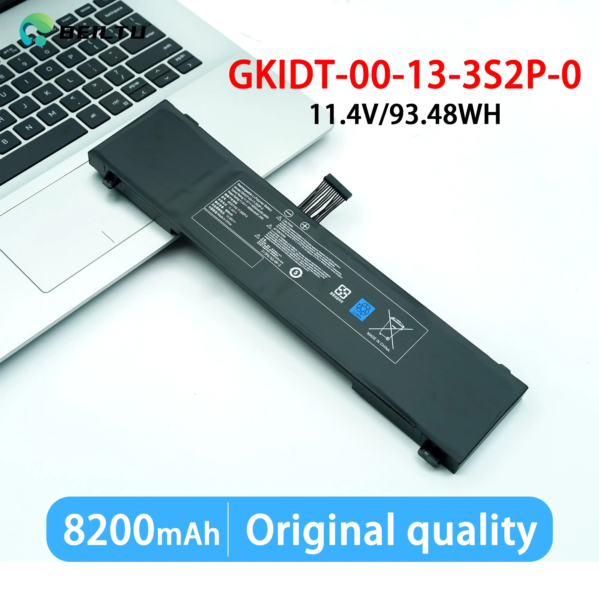 GKIDT-00-13-3S2P-0 93.48WH batería del ordenador portátil para XPG Xenia 15 para Schenker XMG Fusion 15 XFU15L19 GKIDT-03-17-3S2P-0