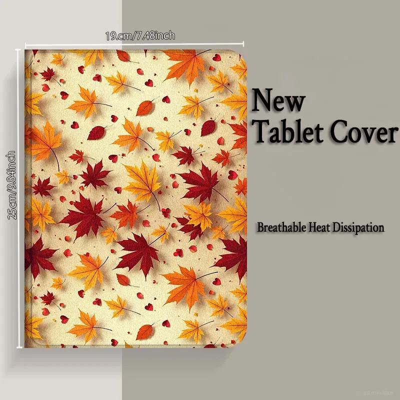 Maple Leaf Starfish Gift For iPad Pro Air Mini 2 3 4 5 6 7 6th 7th 10th 11th 10.2 9.7 10.5 11 Foldable Tablet Case