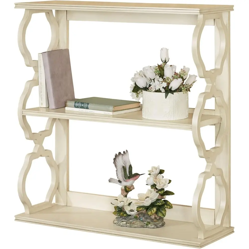 

Деревянная полка для хранения Farmhouse Whitewash 32x32 для дома — подходит для спальни, ванной комнаты, кухни с подвесными листами и деревянной B