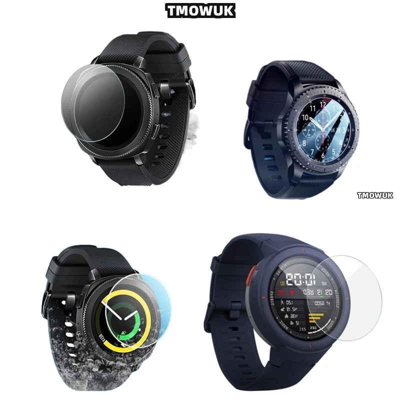 

HD Anti - Scratch For Samsung Gear Sport Gear 2 3 4 zero Tempered Glass Screen Protector 9H Hardness Smart Watch Film