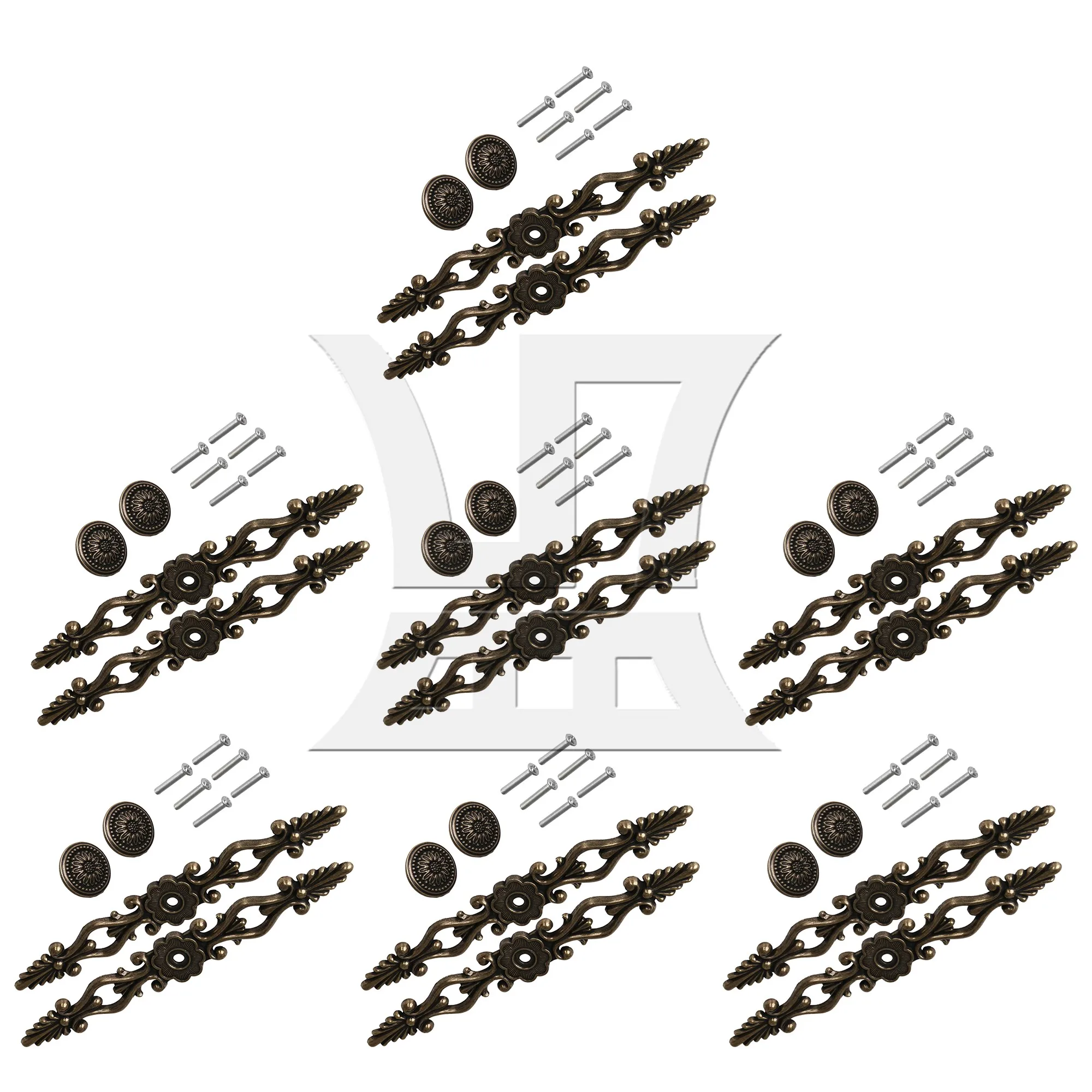 

CNBTR 14 шт., винтажные ручки для выдвижных ящиков шкафа, инструменты 8,66x1,14x0,79 дюйма