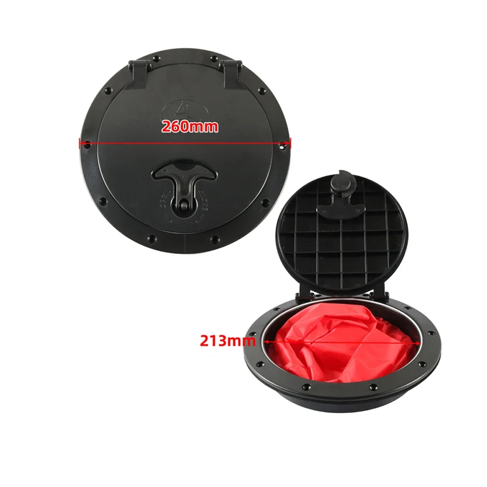 

Kayak Deck Plate Boat Easy Installation 8 Deck Plate with Storage Bag for Boat and Kayak Accessories (121 characters)
