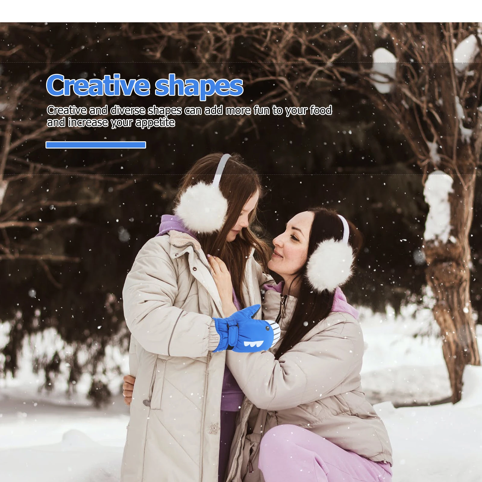 2 pezzi guanti da sci per bambini guanti invernali per ragazzi ragazze giovani caldi impermeabili modello cartone animato materiale spesso durata