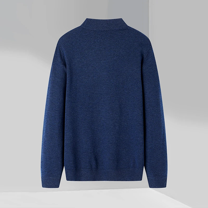 

Весна 2024, мужской модный повседневный круглый вязаный свитер Ne Long Sve, универсальный, удобный, молодежный, без бренда