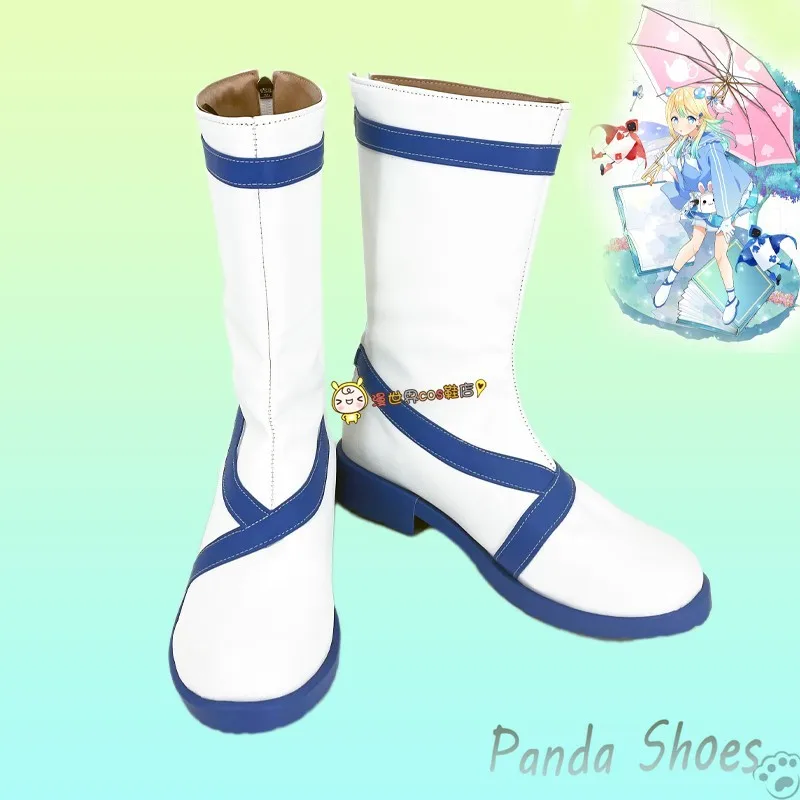 Game  COMPASS Alice Cosplay Shoes Anime Cos Comic Cosplay Costume Prop Shoes for Con Halloween Party