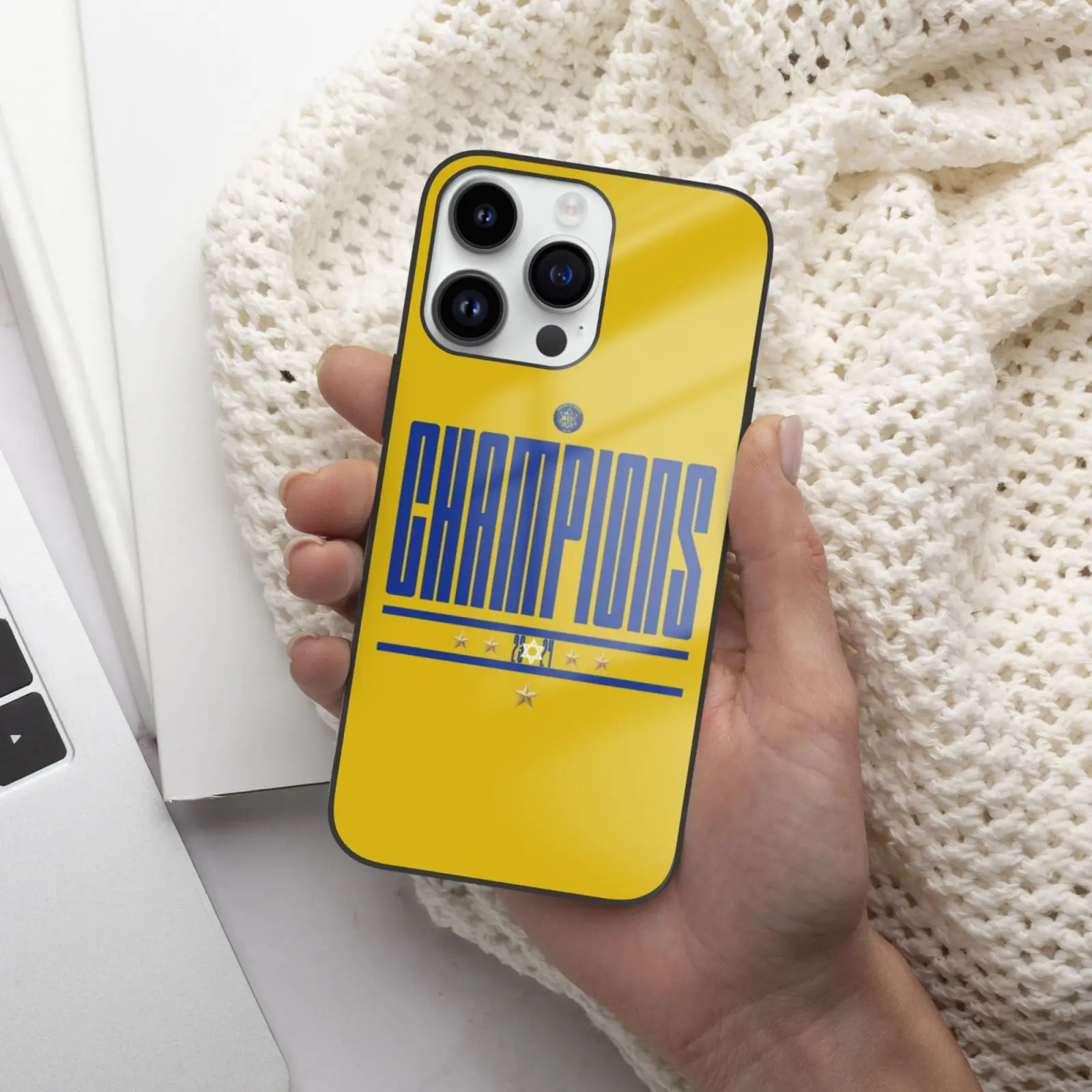 Maccabi Tel Aviv Champions Case for iPhone 16 15 14 11 Pro Max 13 12 Mini XR XS X 8 7 6 6S Plus Soft Silicone Shockproof Cover