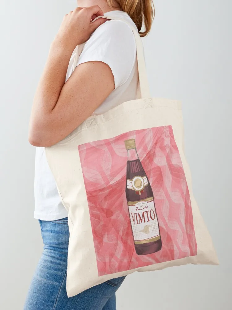 

Trippy Vimto Tote Bag Woman shopper bag Cloth bags shoping bag custom fabric