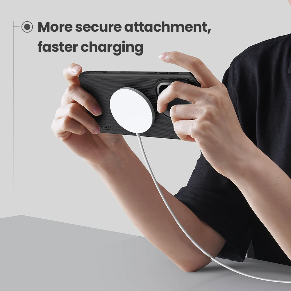 حافظة لهاتف OPPO Find X9 Pro 5G Nillkin حافظة مغناطيسية فائقة البلوري Pro Magsage 360 إطار ناعم غير لامع PC غطاء خلفي كامل للحماية #6