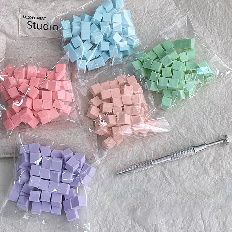 50/100Pcs Square Nail Art Spon - Nail Art Pinterest review and price