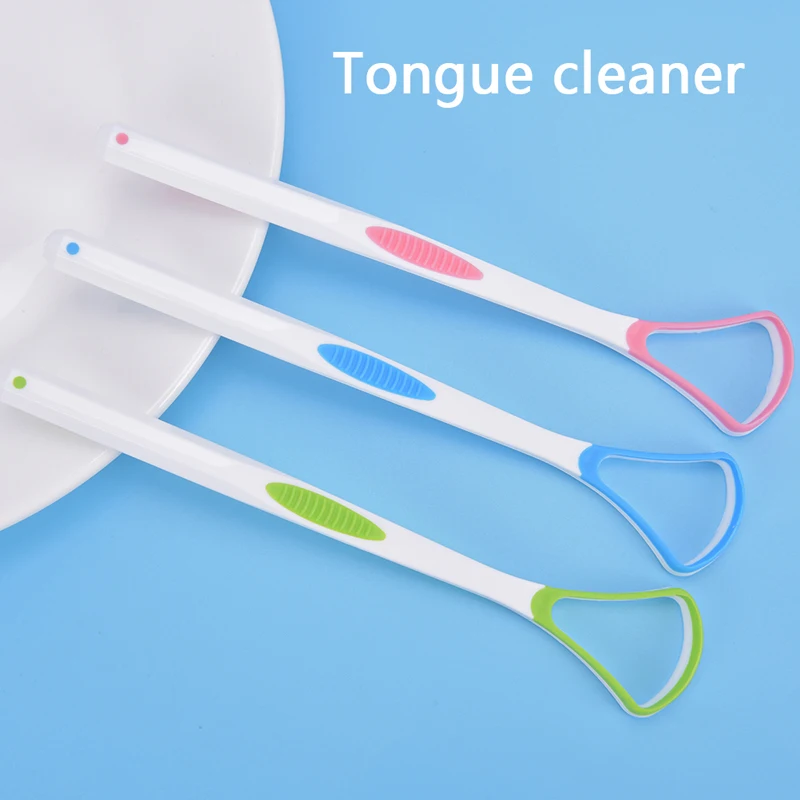 

1PC Reusable Tongue Cleaner Brush - Dual-Function Tool for Oral Care & Fresh Breath