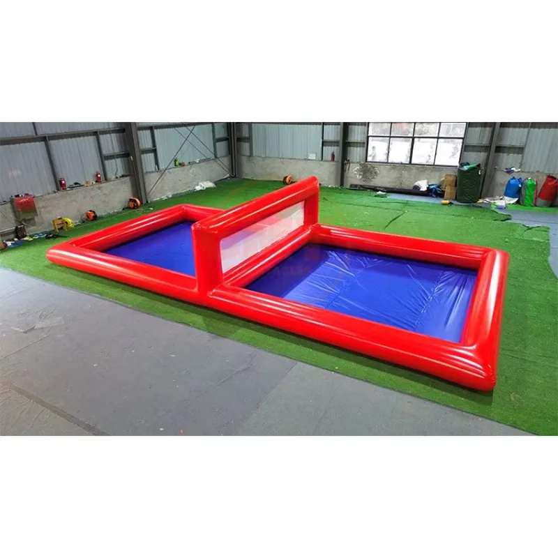 

Высококачественная надувная волейбольная площадка для воды, надувной волейбольный бассейн в продаже