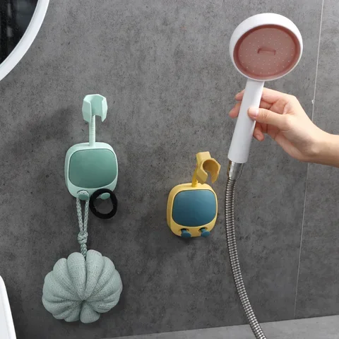 

Настенный держатель для душа, универсальное вращающееся крепление для насадки для душа, основание на присоске, кронштейн для стойки для ванной, регулируемый