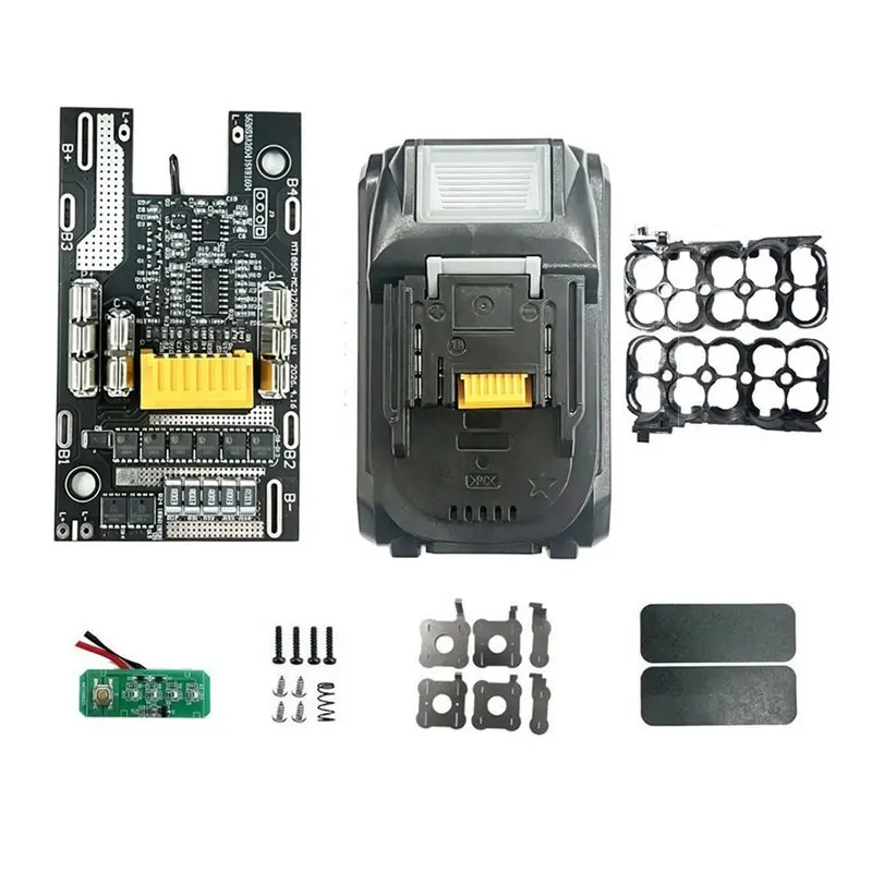 【CYBER MONDAY】For BL1830-BL1860 Compatible 10X21700 Battery Case 8MOS Li- Battery Charging Protection Board Power Tool