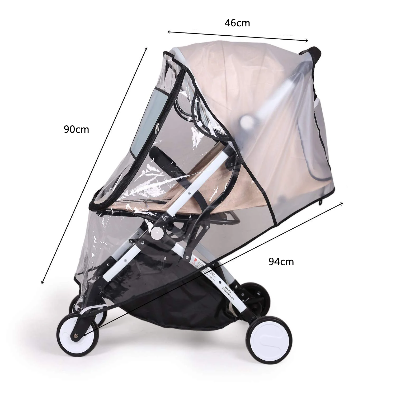 

WOWFU-Stroller Rain Cover Universal, Baby Travel Weather Shield, Windproof Waterproof, Protect From Dust Snow
