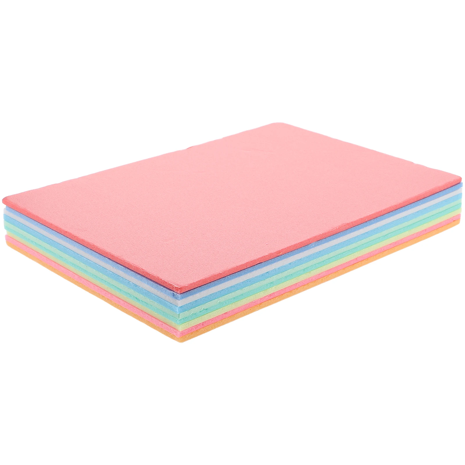 

10 Pcs Colored Foam Sheets White Poster Board Kids Craft Projects Easy Cut Multicolored Art Construction Paper Printmaking