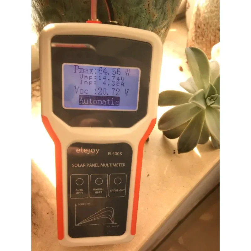 ELEJOY El400B Panel słoneczny MPPT LCD Tester paneli słonecznych inteligentny miernik prądu Tester napięcia cyfrowy miernik mocy PV spustoszenie