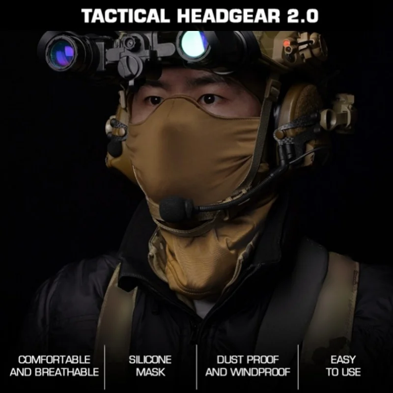 

Advanced Outdoor Headwear System 2.0 | Windproof & UV Protective | for Skiing Cycling & Airsoft