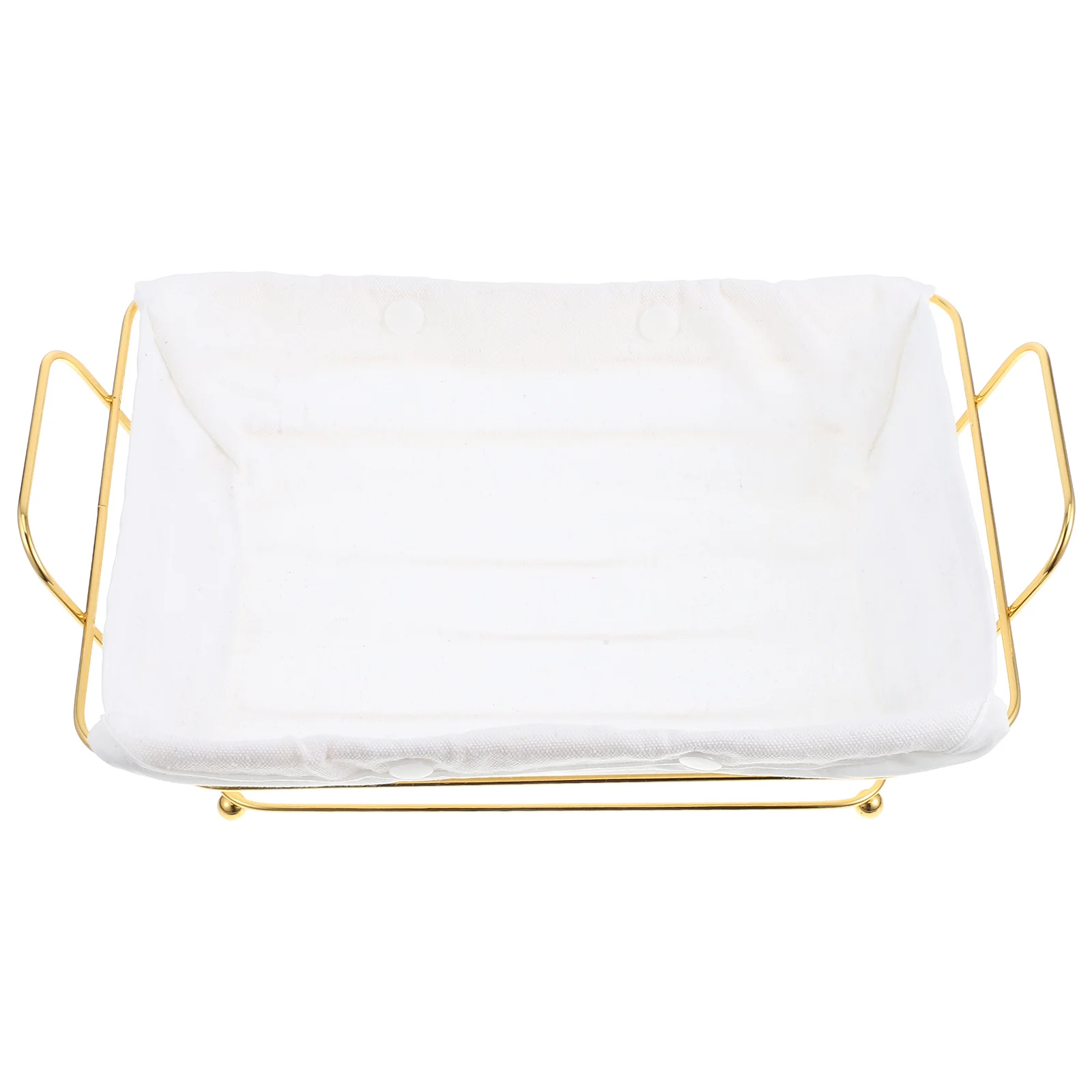 Круглая металлическая корзина для фруктов, прямоугольная, прочная