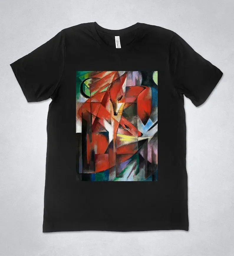 Franz Marc The Foxes Expressionist Art Shirt