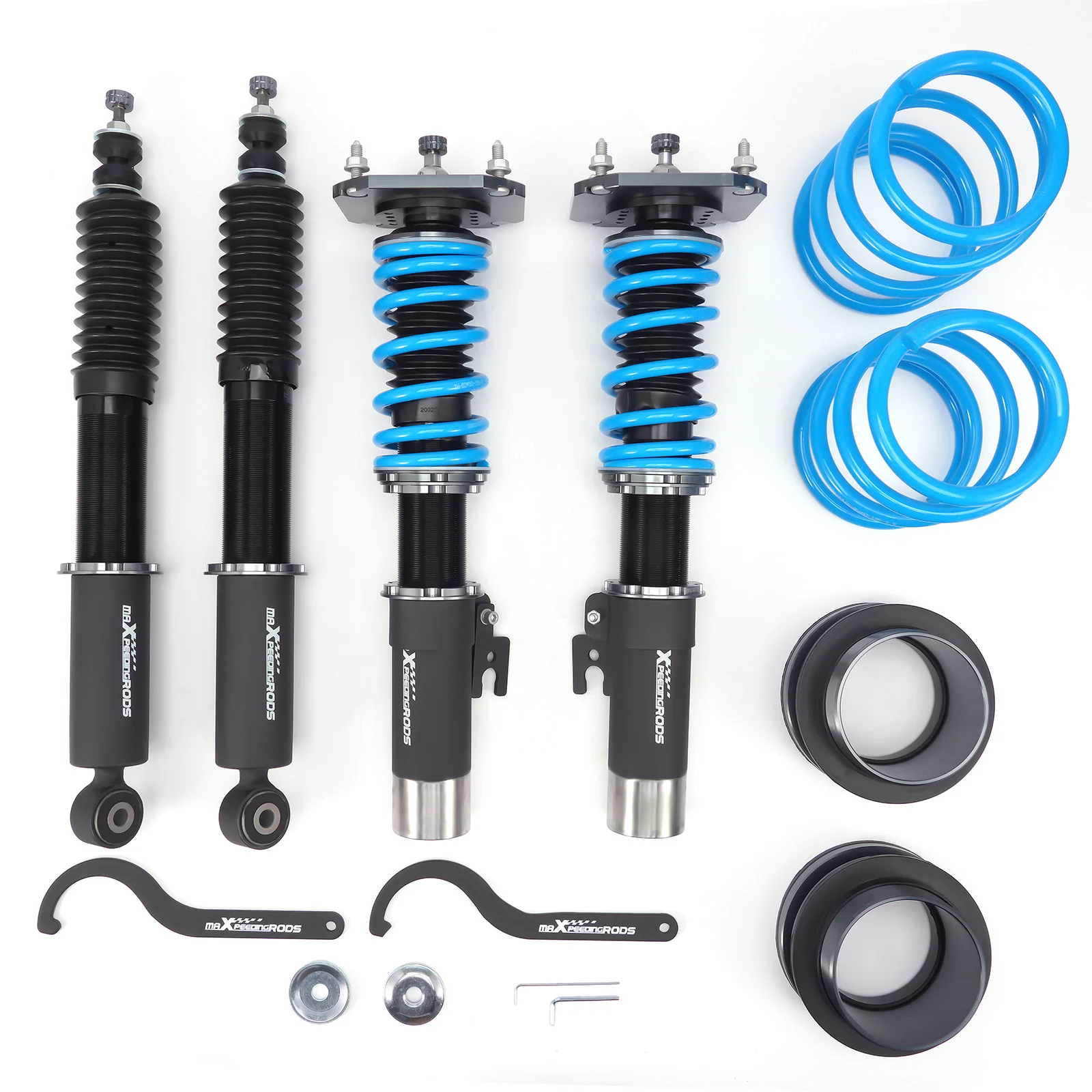 MaXpeedingrods T6 Adjustable Coilovers Lowering Coils for Mazda RX-7 1979-1985