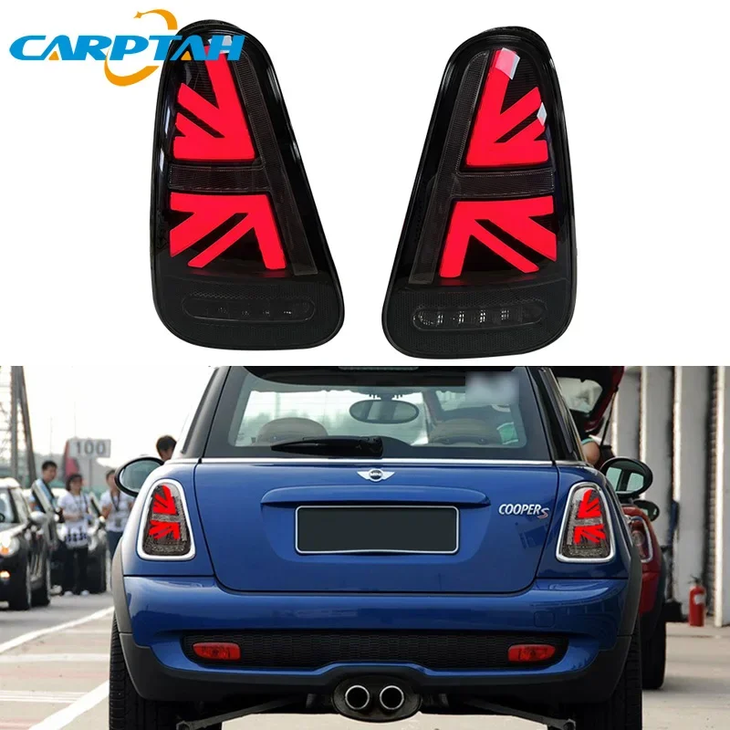 Car Styling Tail Lights Taillight For Mini Cooper R50 R52 R53 Rear Lamp + Dynamic Turn Signal + Reverse + Brake LED Lamp