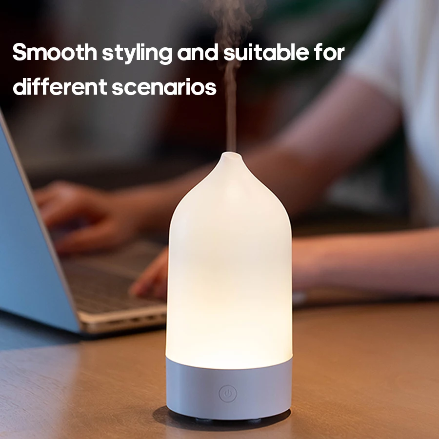 USB Ultrasonic Aroma Diffuser with 7-Colour LED Light