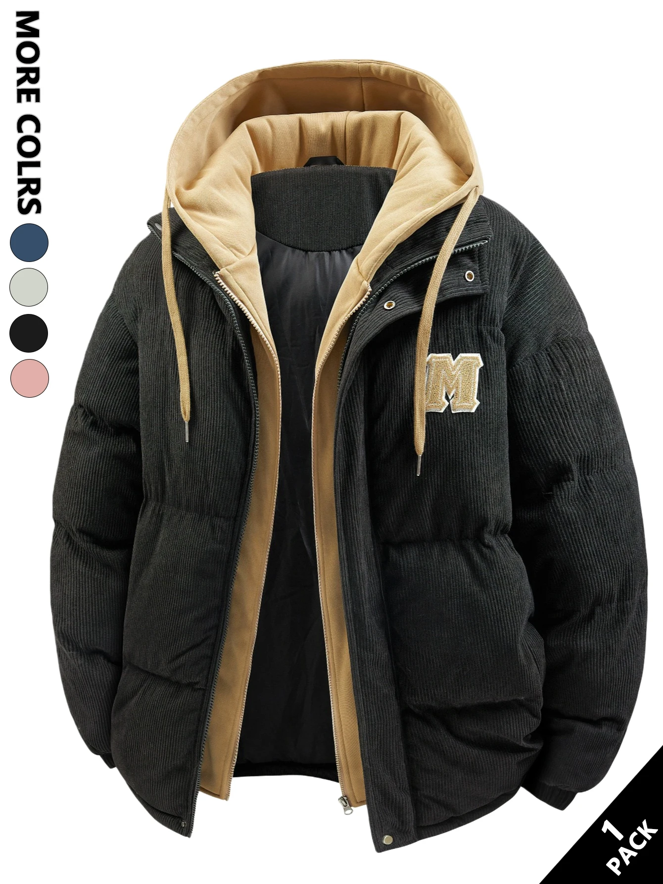 

Мужская хлопковая куртка с капюшоном, прочная и универсальная, с сильной защитой от тепла, подходит для повседневного ношения в офисе, домашнего отдыха, винтажного стиля, повседневного отдыха, легкого активного отдыха и повседневного ношения.