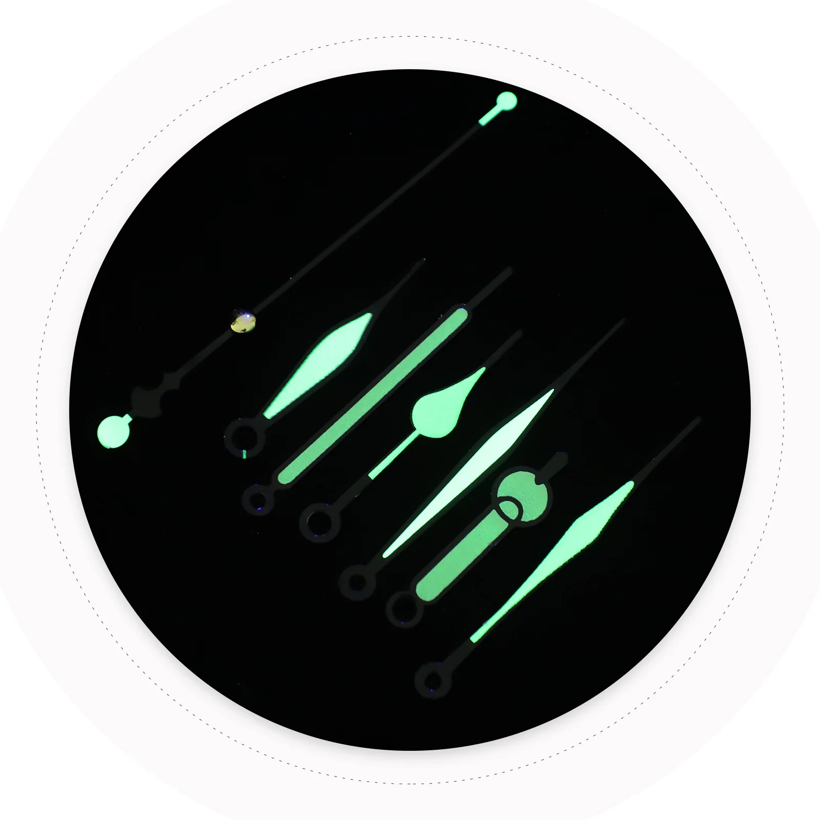 

1 Set Wall Movement Mute Mechanism Replacement Parts Glow In Dark Clock Clock Kit Durable Lightweight Repair Supplies