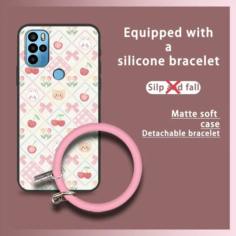Funda de teléfono resistente al agua con disipación de calor para BLU G91 Pro, funda protectora trasera con dibujos animados divertidos y creativos
