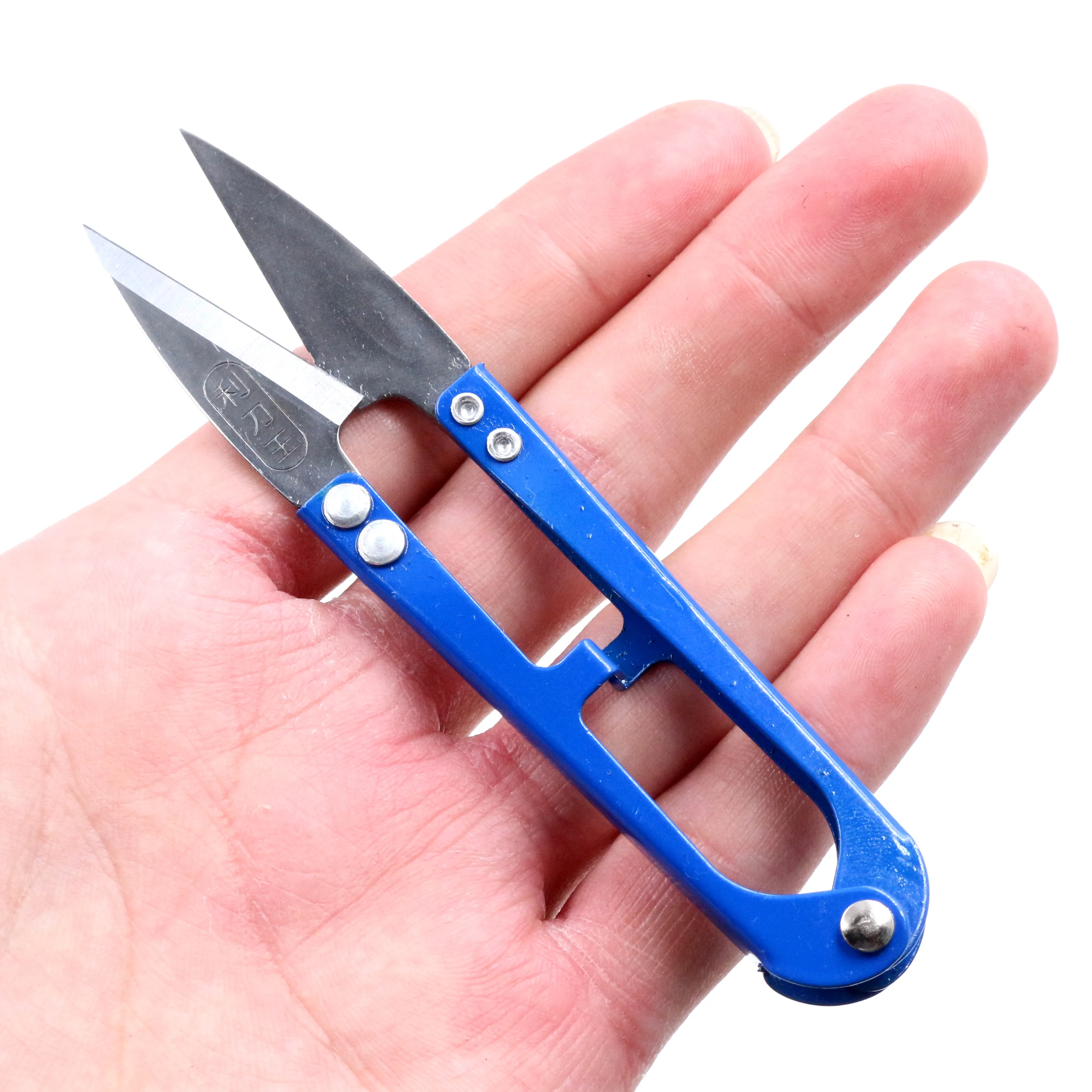 New Useful Stainless Steel Stitch U-Shape Use Scissors Cut Fishing Line Trimming Nipper Essential Cross Accessories 10.5cm