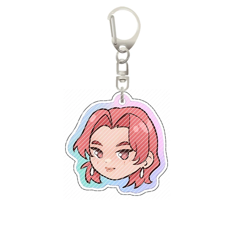 Lucu Populer Kpop Tv Huntr-X Buatan Sendiri Tas Akrilik Liontin Kpop Demon Hunter Versi Q Gantungan Kunci Akrilik Hadiah Indah