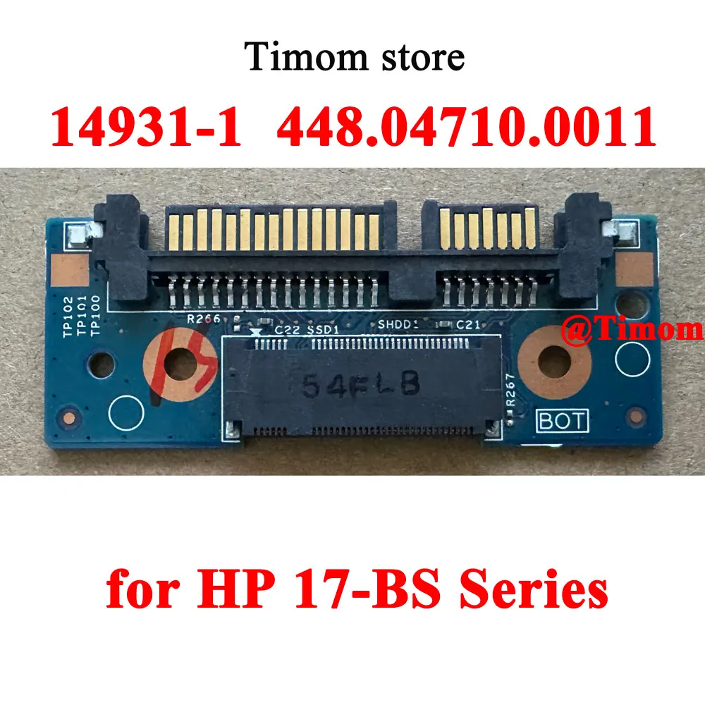 14931-1 448.04710.0011 for HP 17-BS Series Original New Laptop Hard Drive Connector SSD Board PN 856614-001
