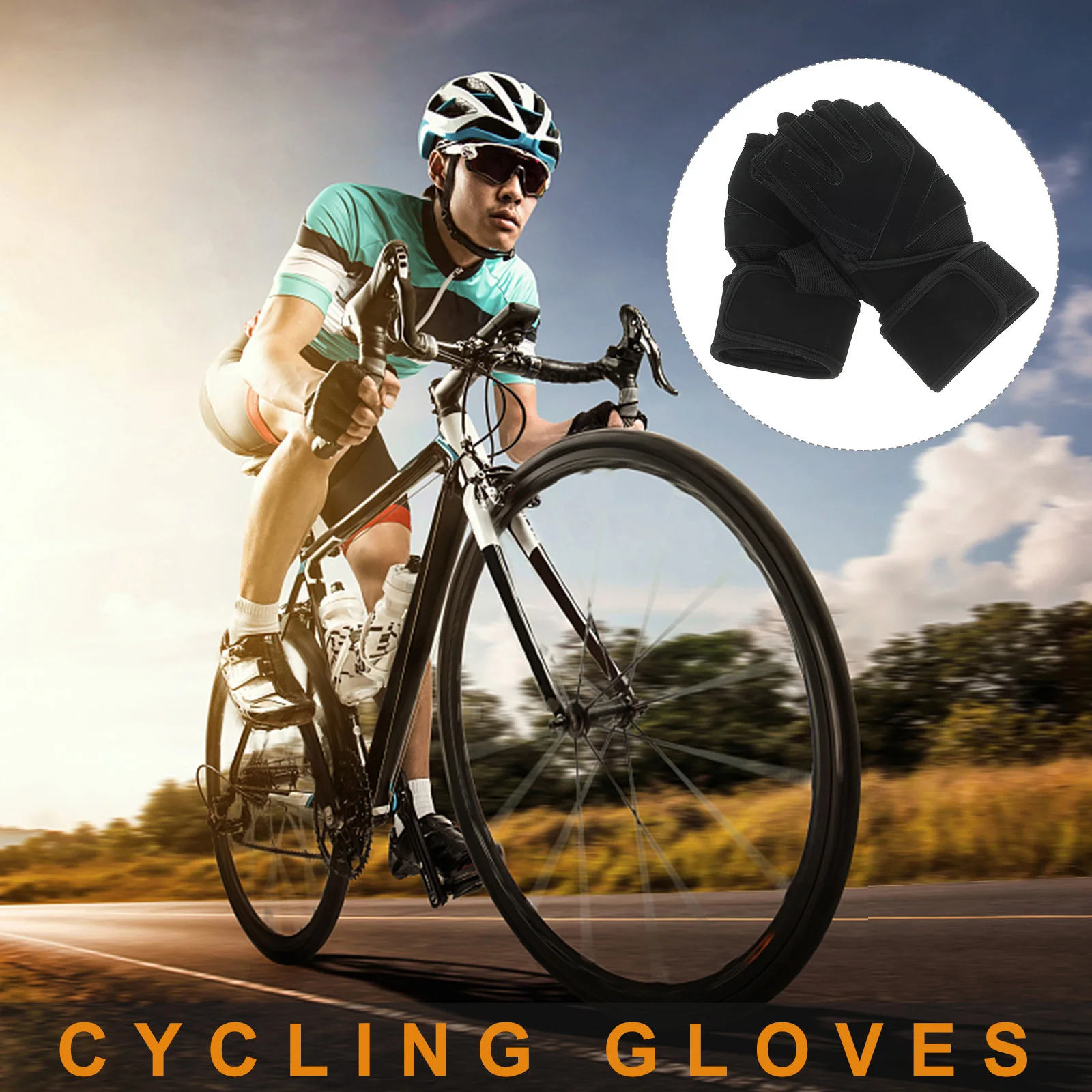 

1Pair Non-Slip Sports Gloves Breathable Durable for Weightlifting Dumbbell Training Sweat-Absorbent Shockproof