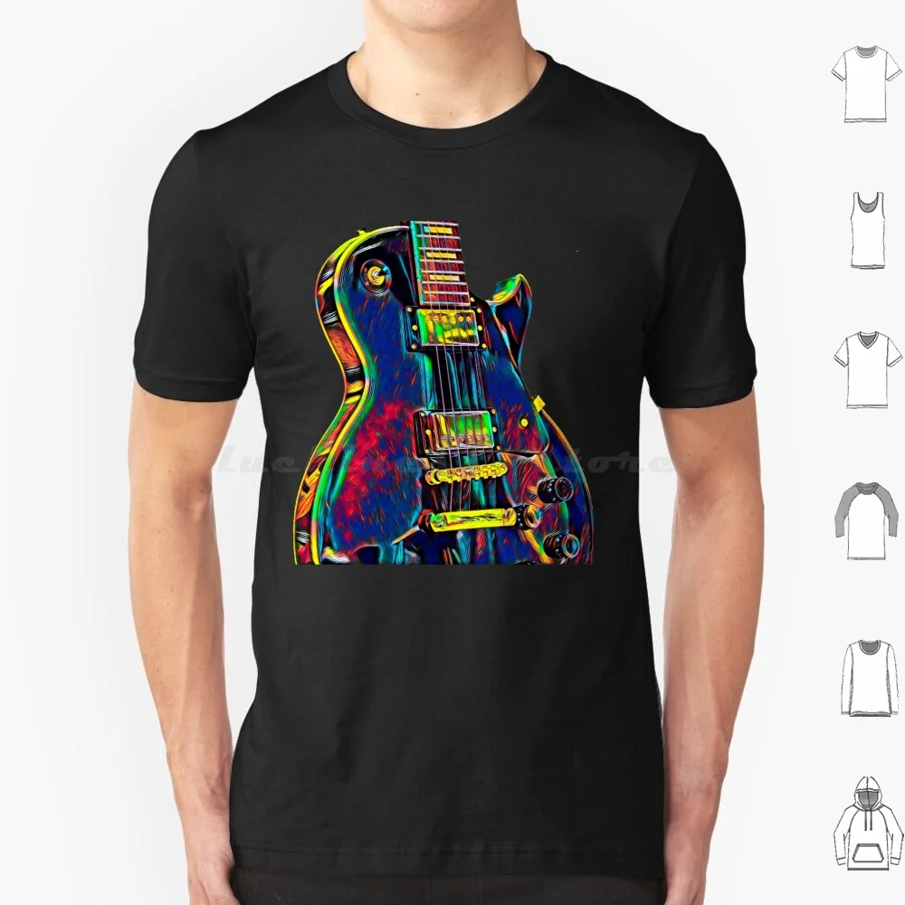 Electric Guitar Musician Player Metal Rock Music Lead Colors T Shirt Big Size 100% Cotton Acoustic Bass Berkley Concert Cool