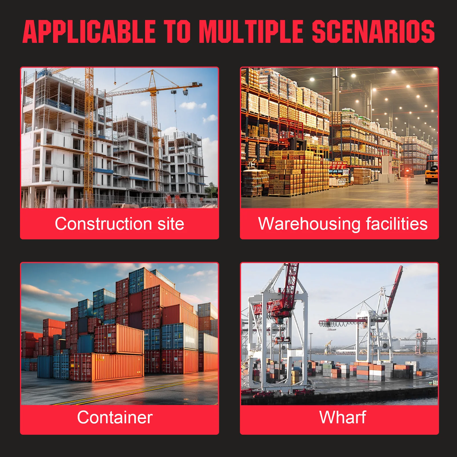 

Комплект из 2-х усиленных стяжных ремней с трещоткой и 6-ушиными колесными креплениями, грузоподъемность 22000 фунтов, для перемещения 20-40-футовых контейнеров