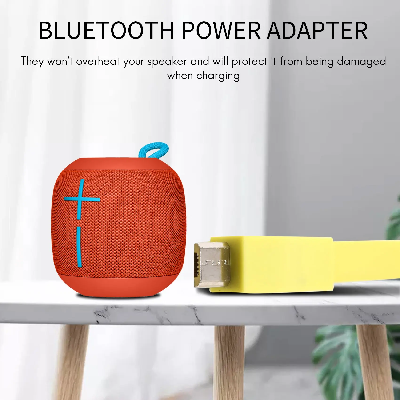 Cabo de carregamento rápido USB, adaptador de carregador para Logitech, UE BOOM 2, UE MEGABOOM, UE Wonderboom, UE ROLL 2 Bluetooth Speaker