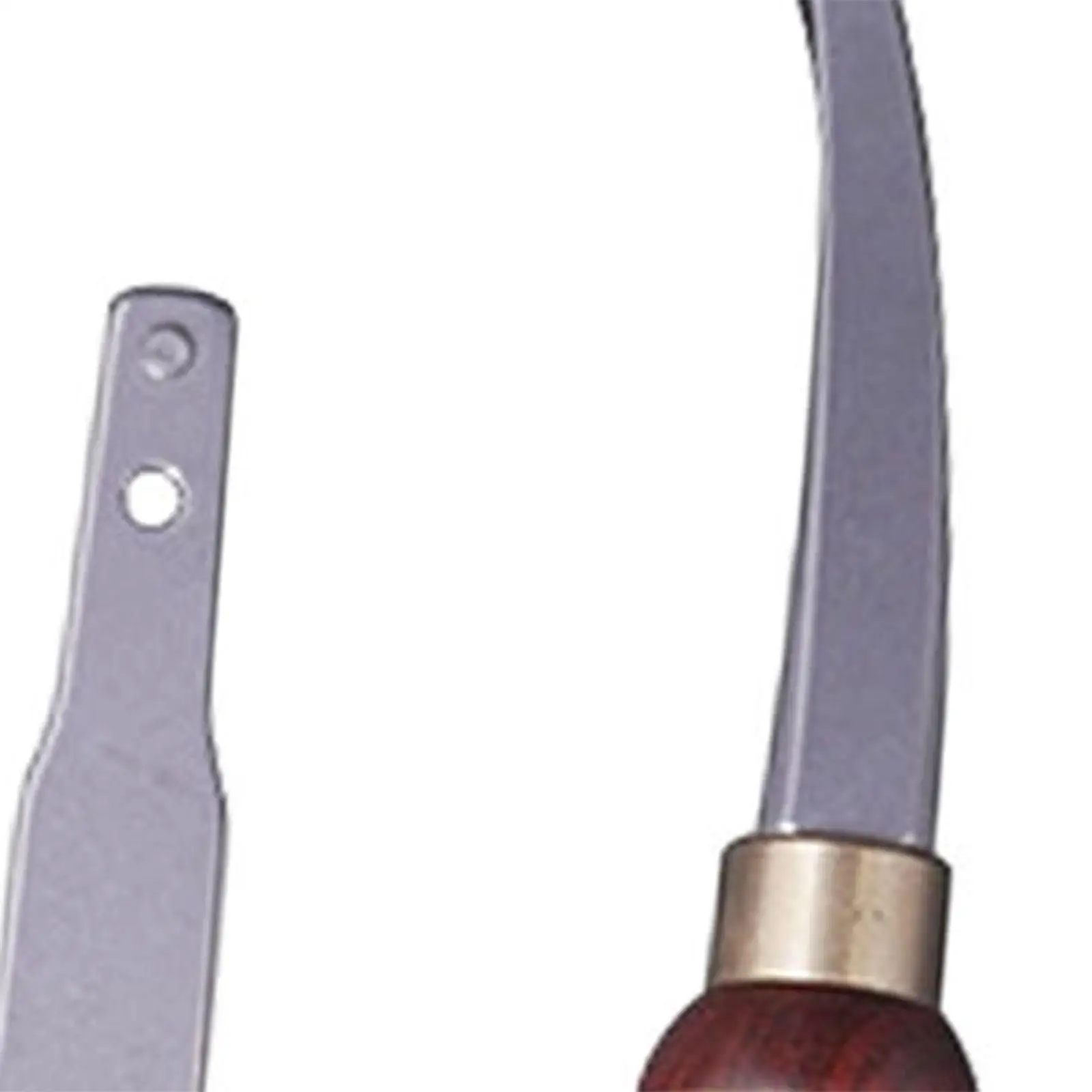 

Leather Trimming Tool Leather Craft Tool, Portable Repair Tool, Wooden Handle DIY Leather Tool for Beginner Adults