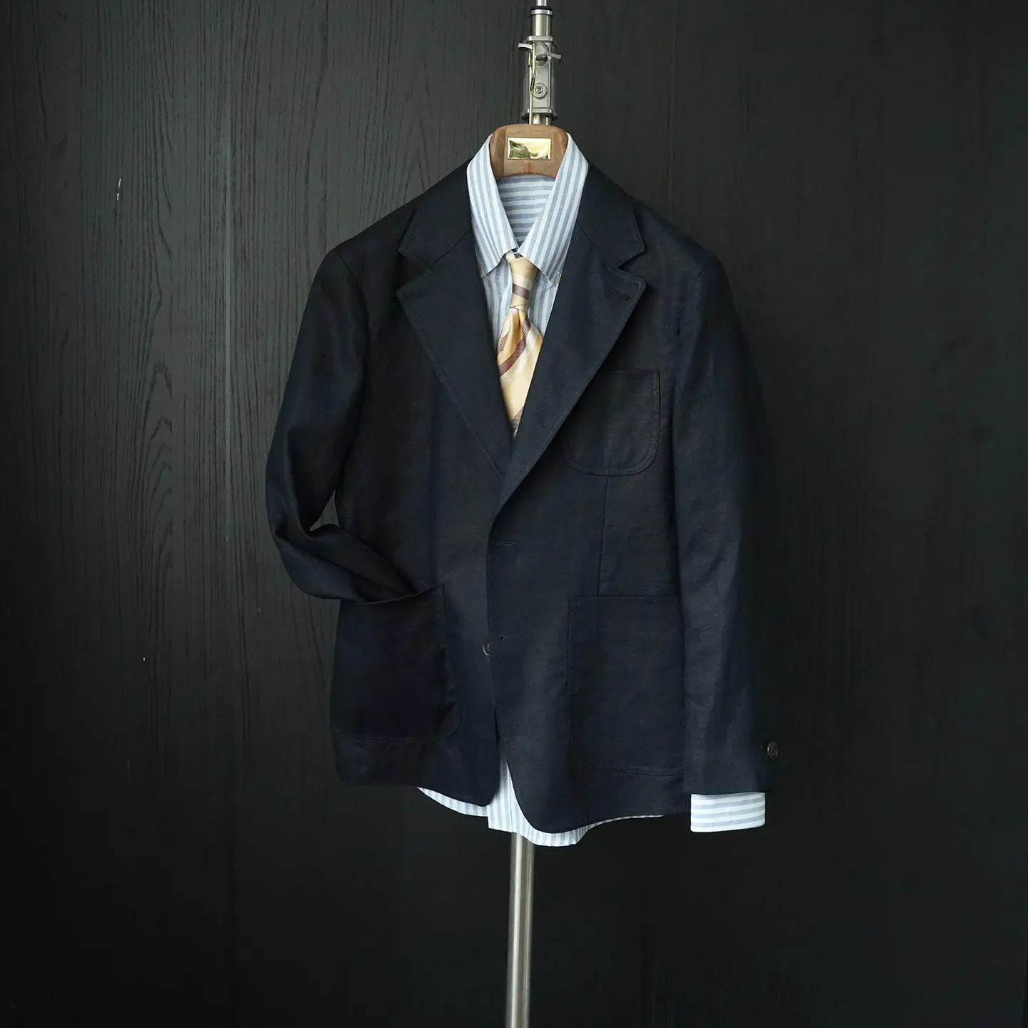 

Naples 100% Linen Old Money Style Suit Men's Gentleman's Casual Business Semi-Lined Suit