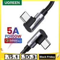 UGREEN PD 100W USB C to USB C Charging Cable for Samsung S10 S20 MacBook Pro iPad 2020 Quick Charger 4.0 PD Fast Charging Cord