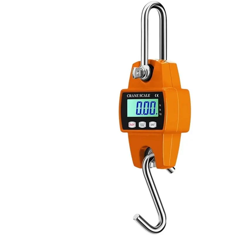B23B 500KG Mini Crane Scale Hanging Scale LCD Digital Heavy Duty Hanging Weighting Hook Scales B