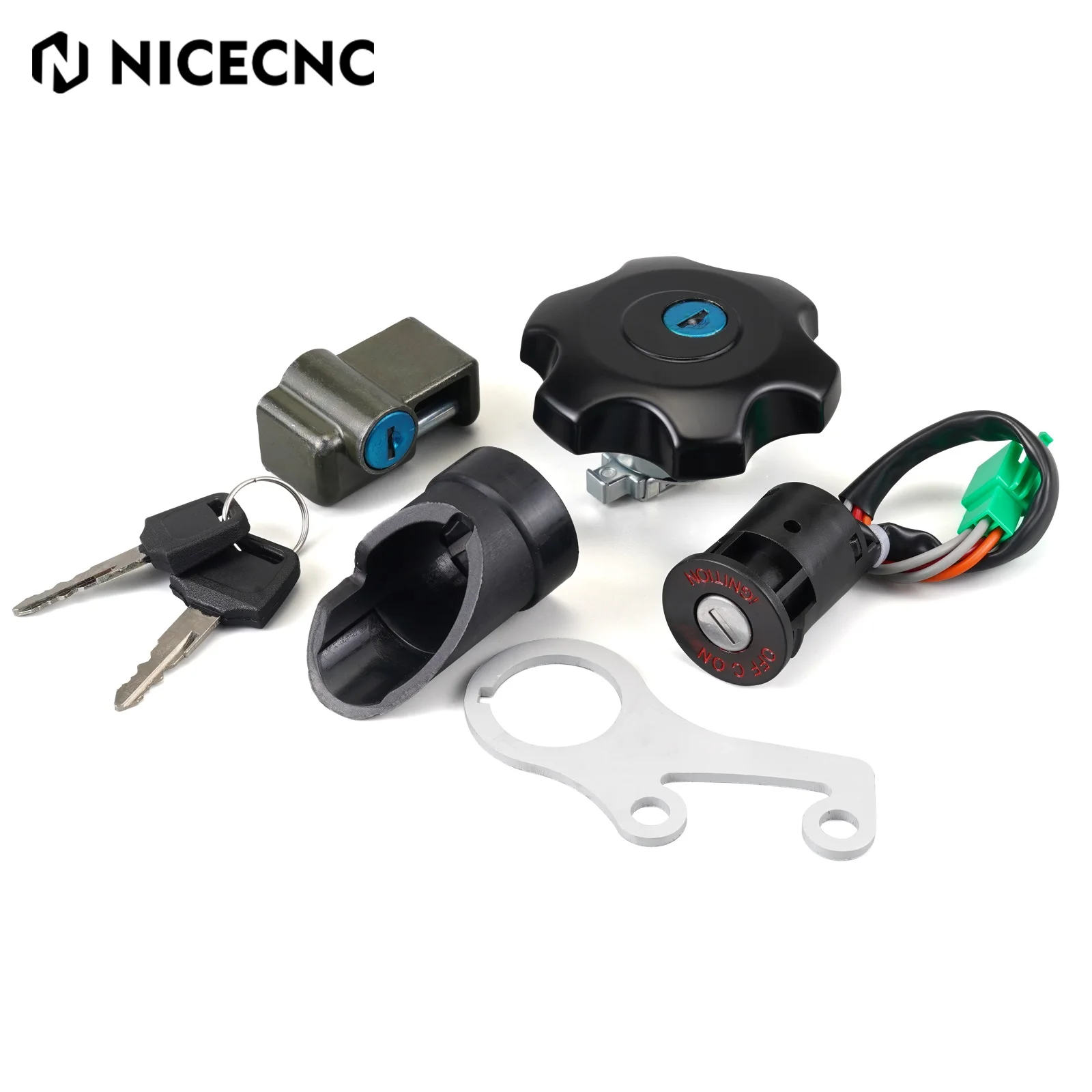 

2024 For Suzuki DR-Z400 DR-Z400S DRZ400SM DRZ 400 400S 400SM 2000-2024 Motorcycle Ignition Key Switch Fuel Cap Helmet Lock Kit