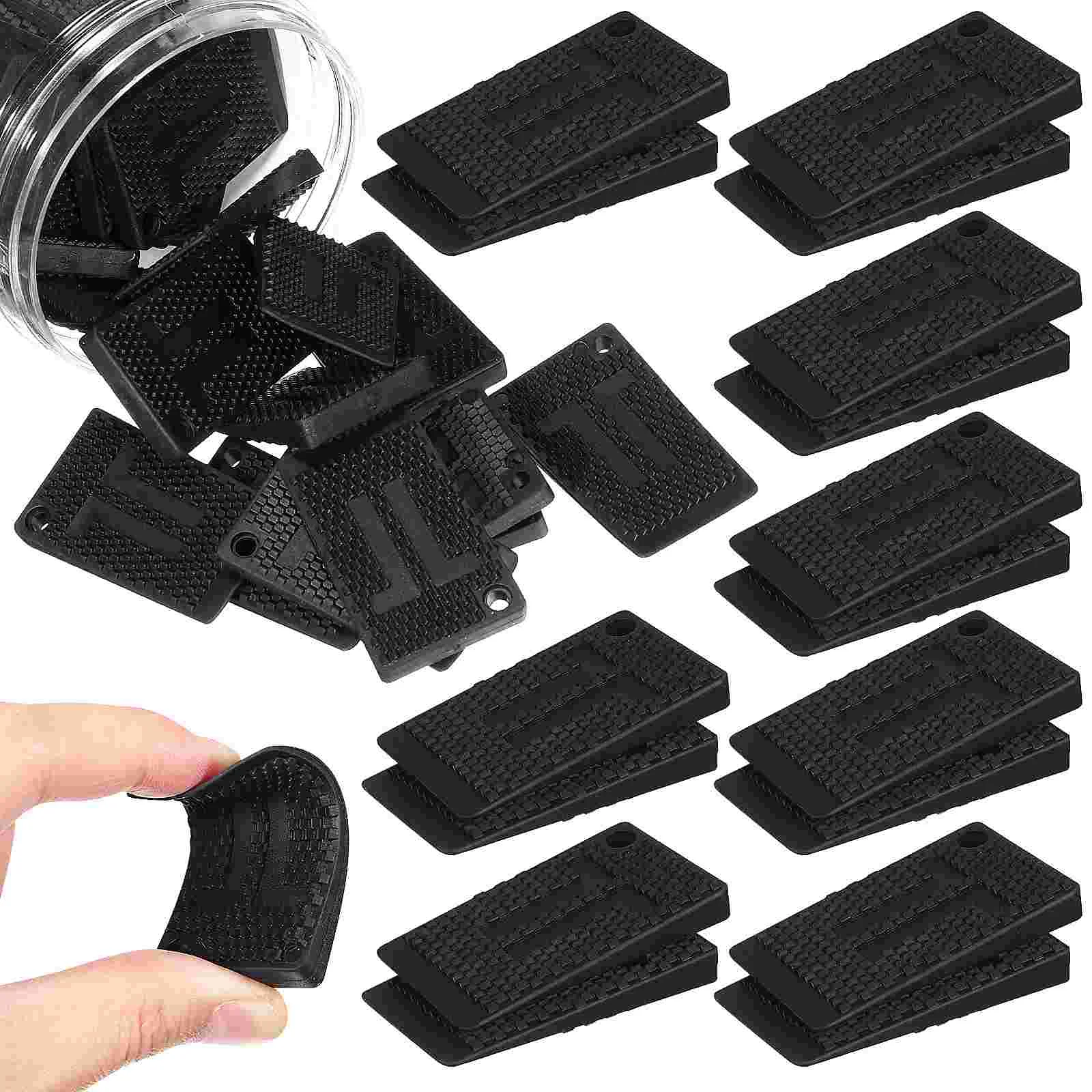 

40 Pcs Plastic Furniture Level Spacers Table Shims Carpet Leveling Leveler Flexible Tool