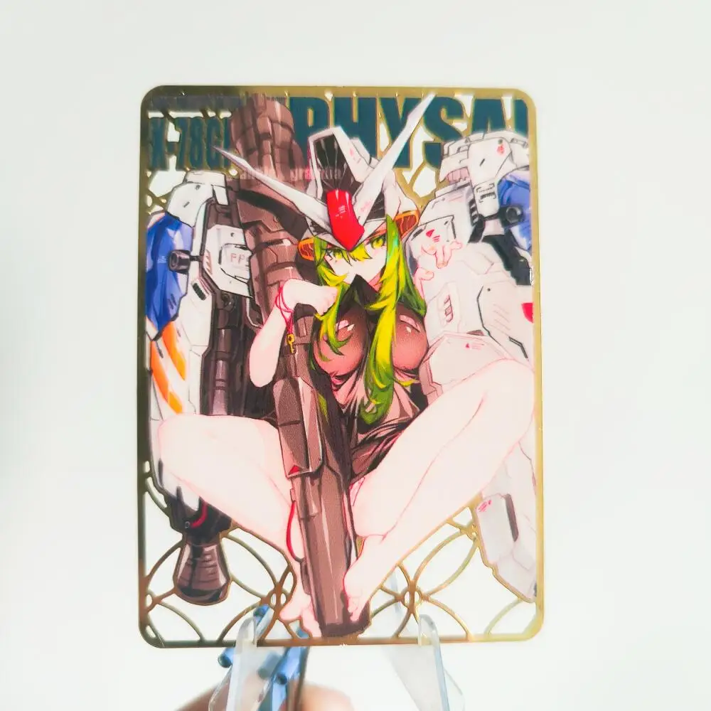 Anime Goddess Story DIY ACG Nahida Asuka Langley Soryu Ayanami Rei Sexy Metal Collectible Card Christmas Birthday Gift