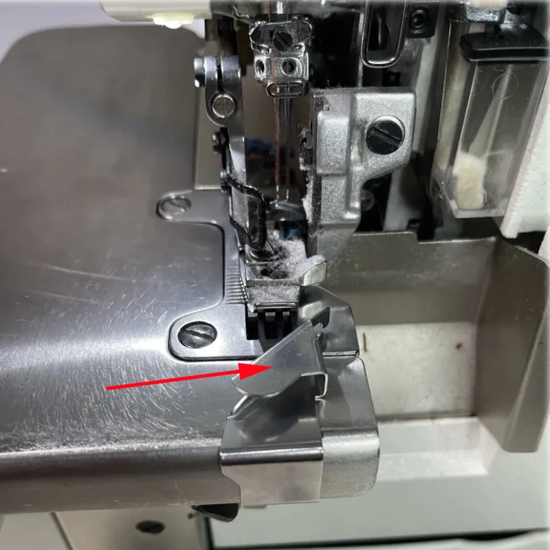 1 PC Gauge Hemmer Guider, Hem Guider for Industrial Overlock Sewing Machine Prevent Curling of Fabric Rule Sewing Machine Parts