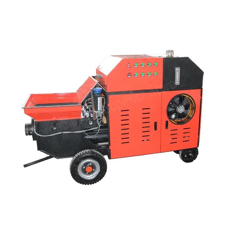 Concrete pump micro-secondary structure transfe mortar pump