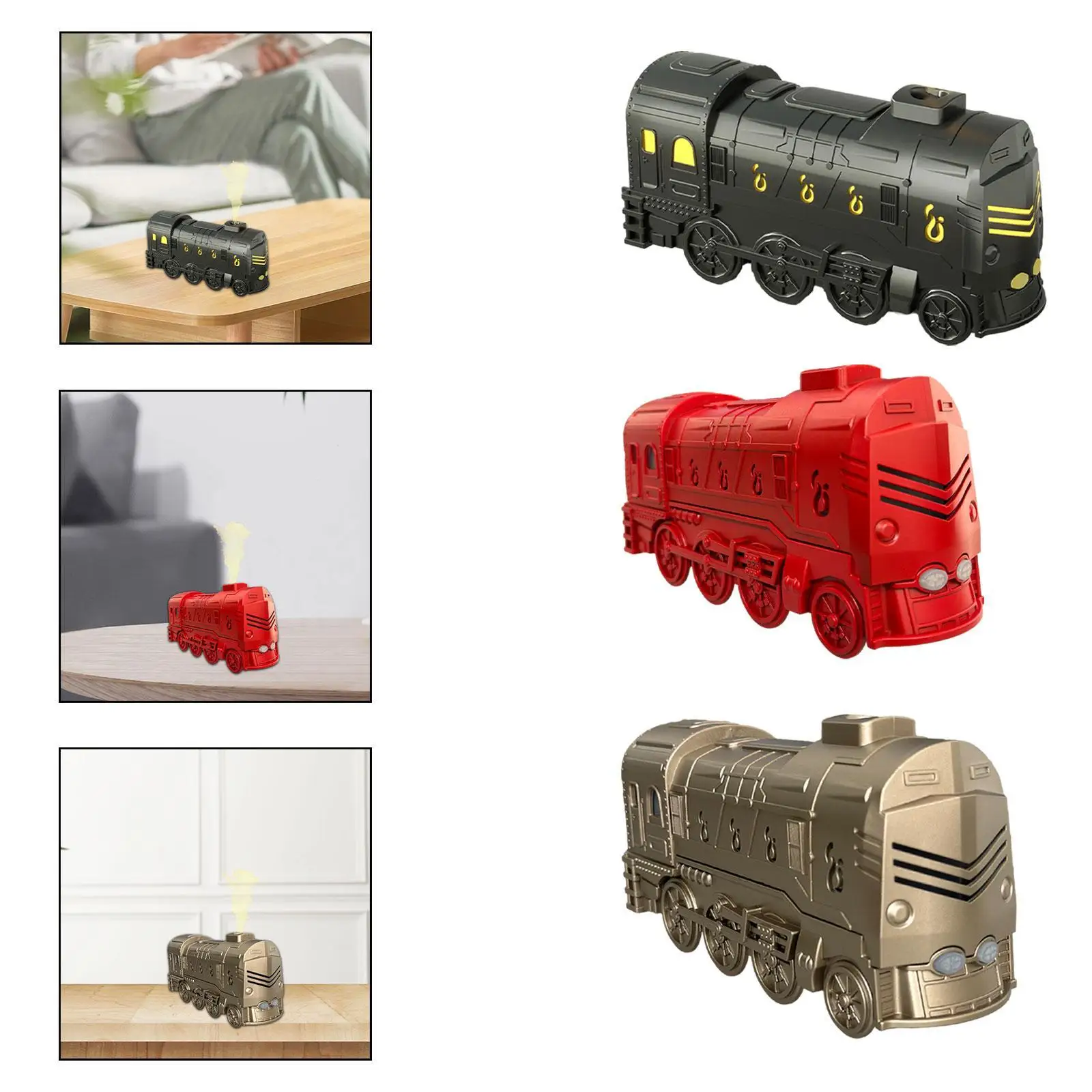 Treno Umidificatore 5V 10W Diffusore di oli essenziali per camera da letto Hotel domestico