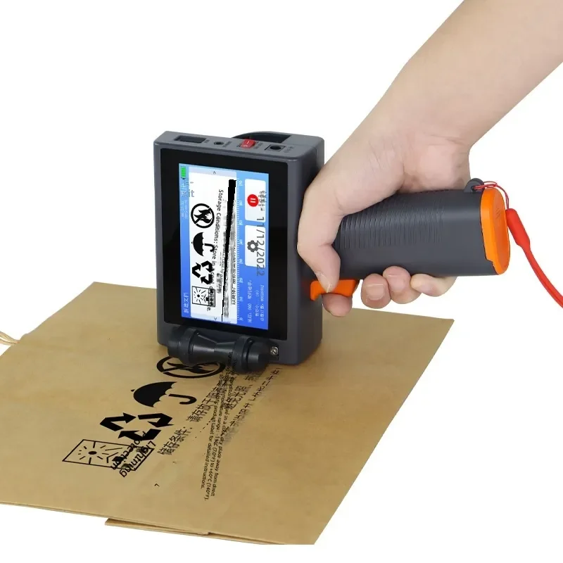 for T10 Intelligent Handheld Inkjet Printer Production Date QR Code Barcode Automatic Small Multi Function Coding