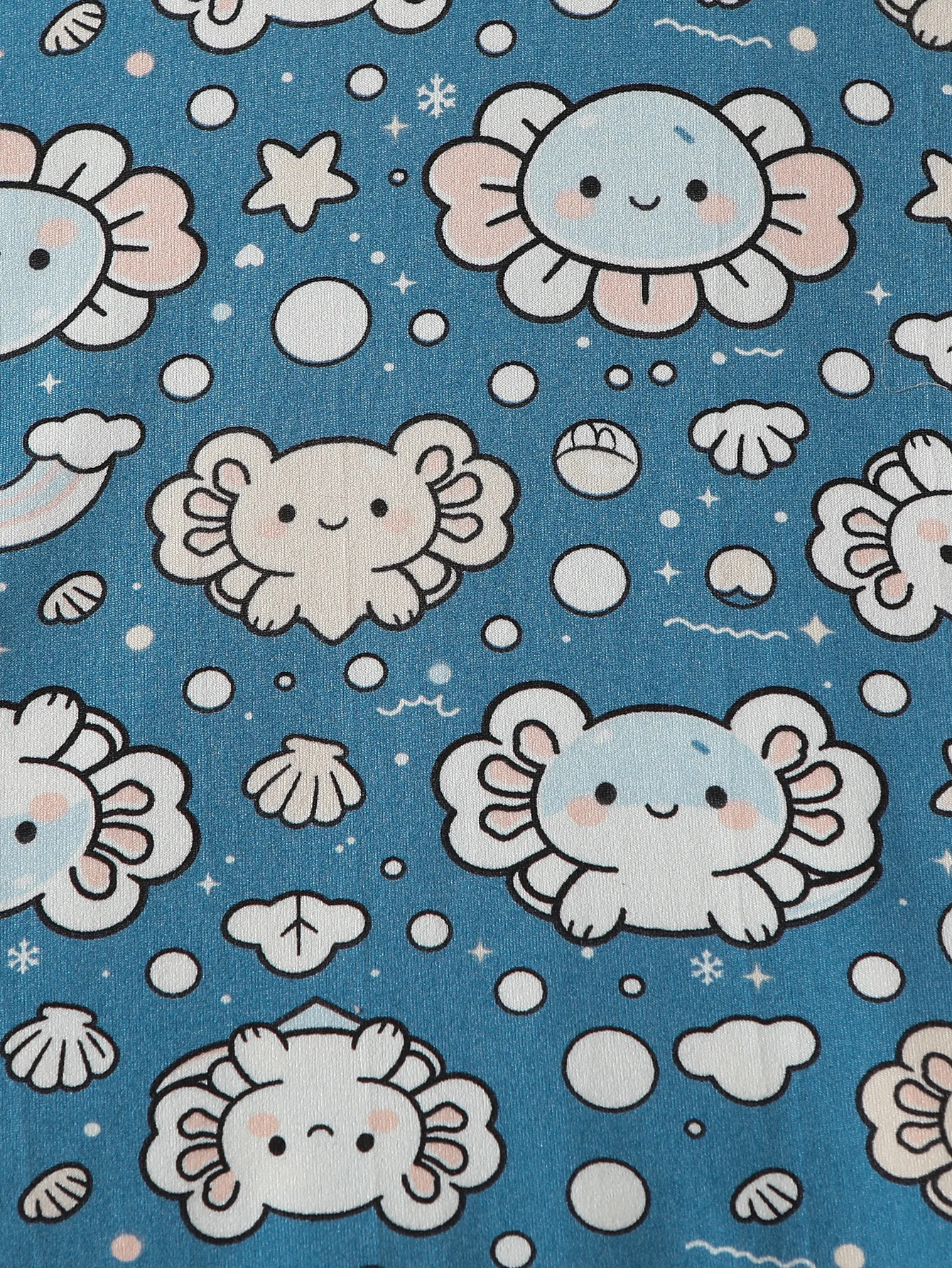 2-teiliger Kinder-Herbstanzug mit süßem Meerjungfrauen-Print, lässiger, warmer Anzug für Jungen und Mädchen, bequeme Hauskleidung, langärmelige Hose – Detail 17